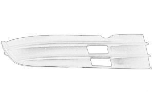 Wlot powietrza w zderzaku 1T0 853 666J9B9