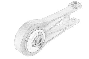 Wspornik zawieszenia silnika 1352888080