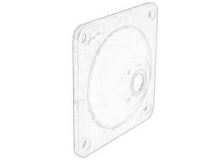 Silentblock zawieszenia kabiny 0.034.0613.3