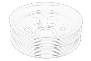 Koło pasowe wału korbowego 2320824