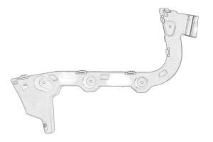 Mocowanie zderzaka 1740115