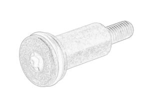 Sworzeń listwy prowadzącej łańcucha rozrządu 082026