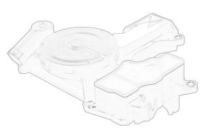 Separator oleju odpowietrzenia skrzyni korbowej 06H 103 495AL