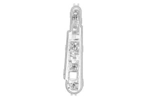 Wkład (oprawka) lampy zespolonej świateł tylnych 1582578