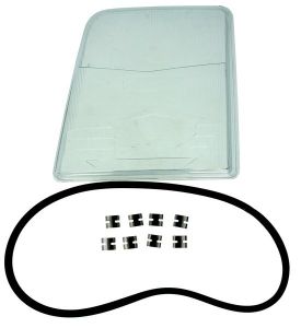 Szkło reflektora świateł przednich TYC 20-12740-LA-1