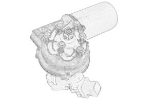 Silnik wycieraczek RVI7423397751