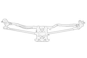 Mechanizm wycieraczek RVI7482559005