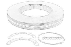 Tarcza hamulcowa RVI7421575117