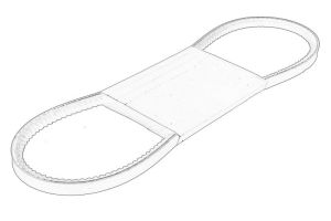 Pasek wielorowkowy T80109109